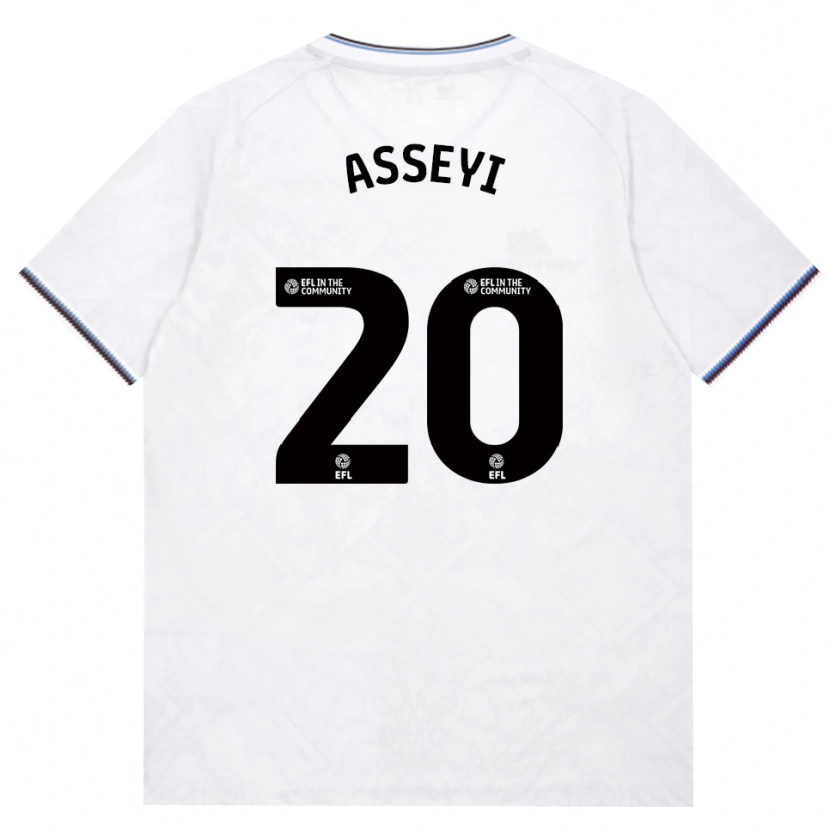 Danxen Dames Viviane Asseyi #20 Bordeaux Wit Uitshirt Uittenue 2026/27 T-Shirt België