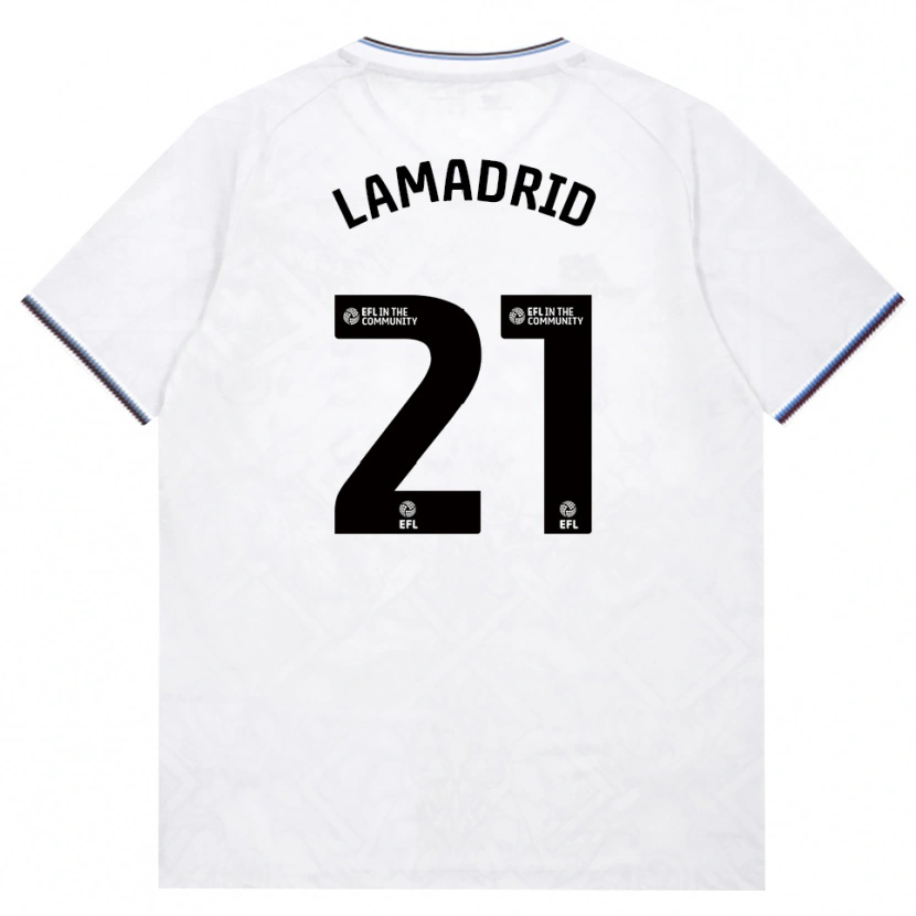 Danxen Dames Keiber Lamadrid #21 Bordeaux Wit Uitshirt Uittenue 2026/27 T-Shirt België