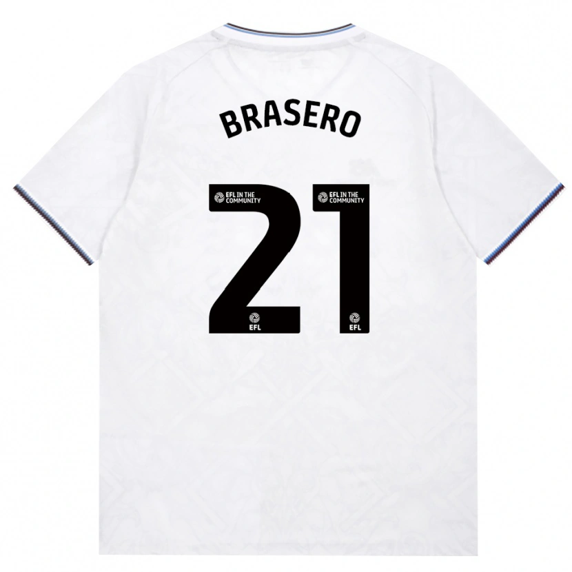 Danxen Dames Sarah Brasero-Carreira #21 Bordeaux Wit Uitshirt Uittenue 2026/27 T-Shirt België