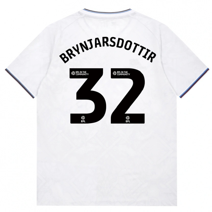 Danxen Dames Dagny Brynjarsdottir #32 Bordeaux Wit Uitshirt Uittenue 2026/27 T-Shirt België