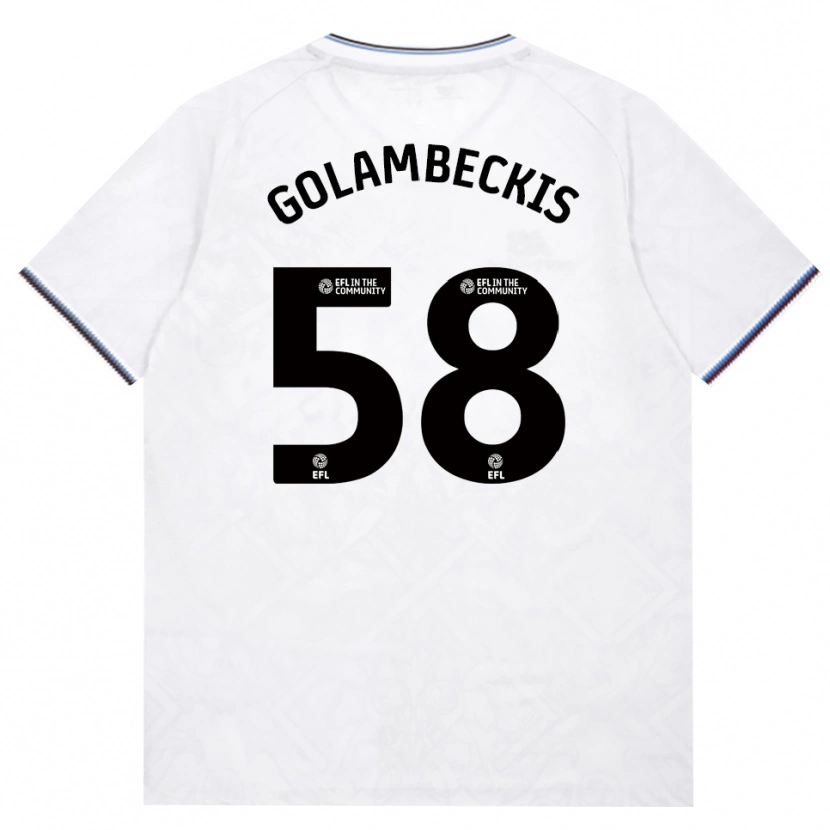 Danxen Dames Airidas Golambeckis #58 Bordeaux Wit Uitshirt Uittenue 2026/27 T-Shirt België