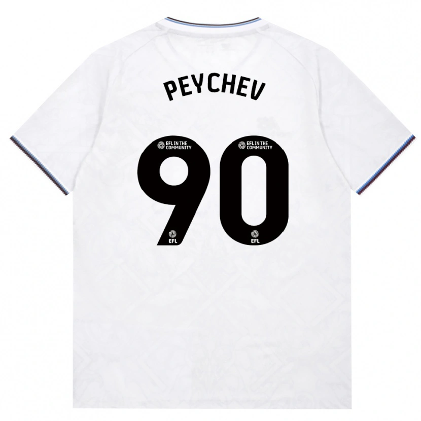 Danxen Dames Martin Peychev #90 Bordeaux Wit Uitshirt Uittenue 2026/27 T-Shirt België