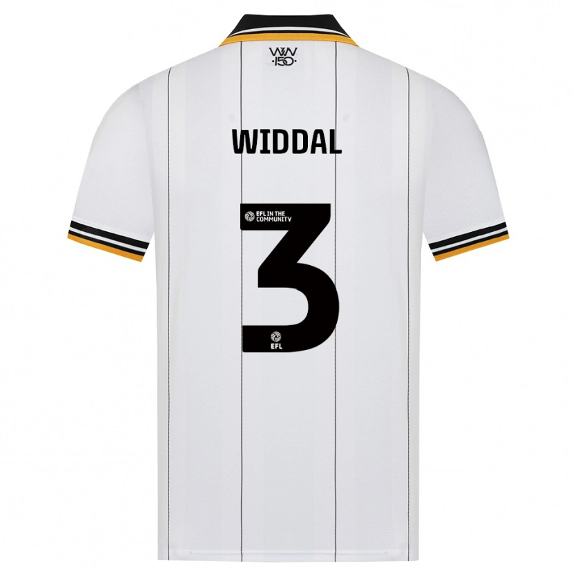 Danxen Dames Natalie Widdal #3 Oranje Wit Zwart Uitshirt Uittenue 2026/27 T-Shirt België