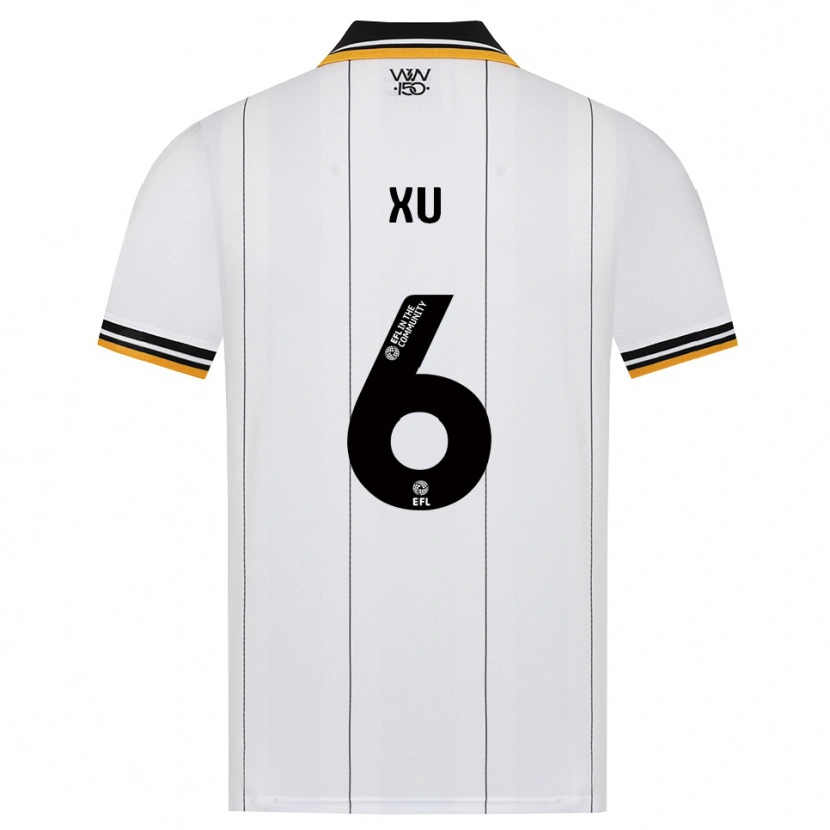 Danxen Dames Bin Xu #6 Oranje Wit Zwart Uitshirt Uittenue 2026/27 T-Shirt België