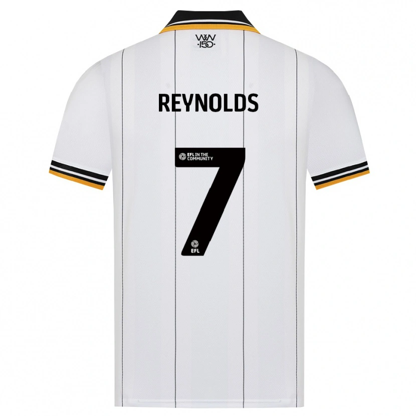 Danxen Dames Fabian Reynolds #7 Oranje Wit Zwart Uitshirt Uittenue 2026/27 T-Shirt België