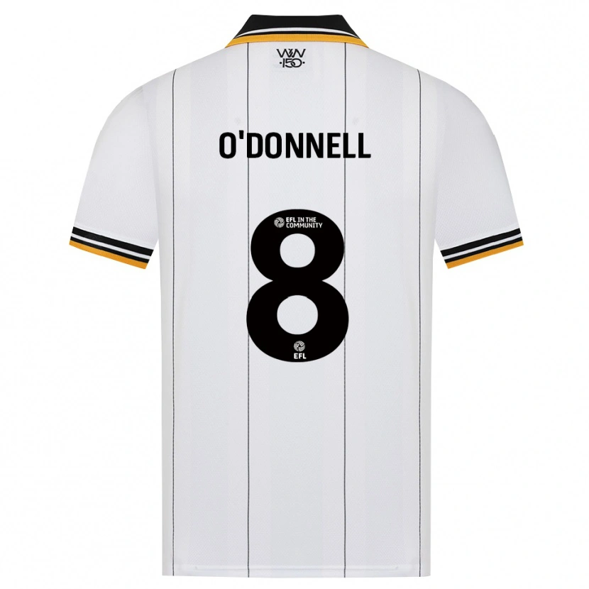 Danxen Dames Luke O'donnell #8 Oranje Wit Zwart Uitshirt Uittenue 2026/27 T-Shirt België
