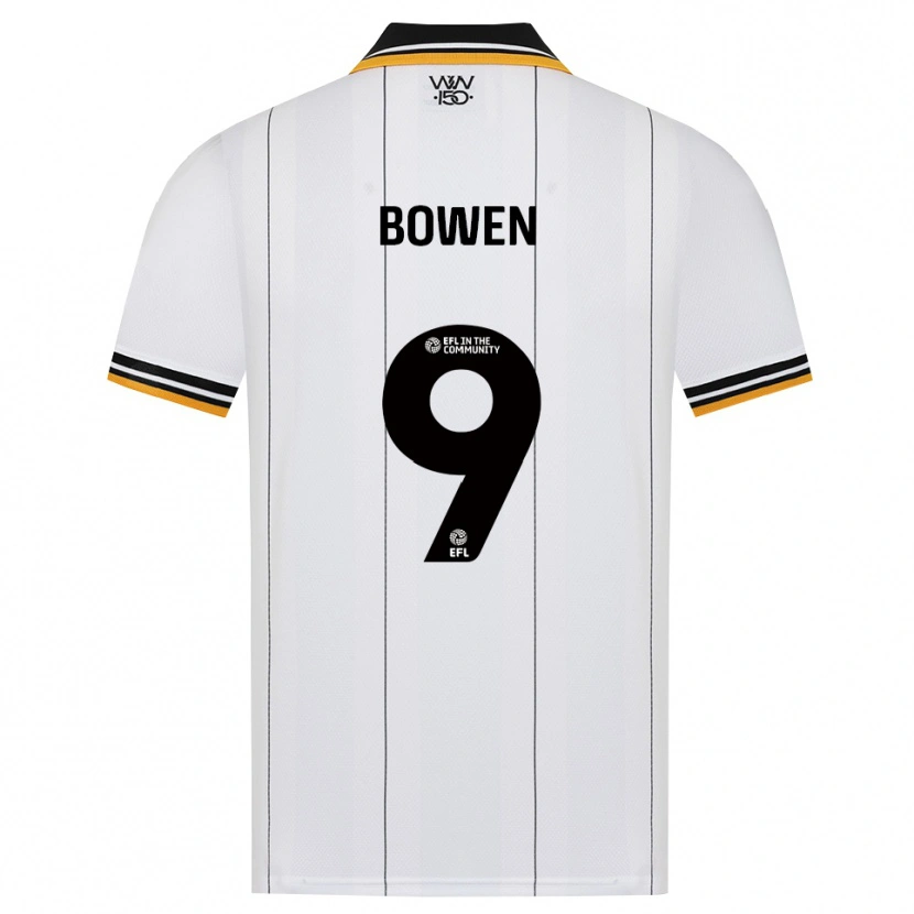 Danxen Dames Reiss Bowen #9 Oranje Wit Zwart Uitshirt Uittenue 2026/27 T-Shirt België