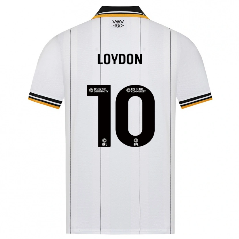 Danxen Dames Abi Loydon #10 Oranje Wit Zwart Uitshirt Uittenue 2026/27 T-Shirt België