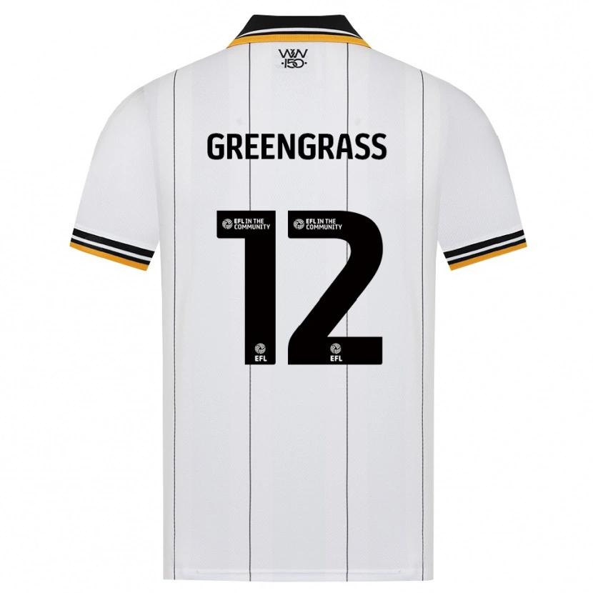 Danxen Dames Charlotte Greengrass #12 Oranje Wit Zwart Uitshirt Uittenue 2026/27 T-Shirt België