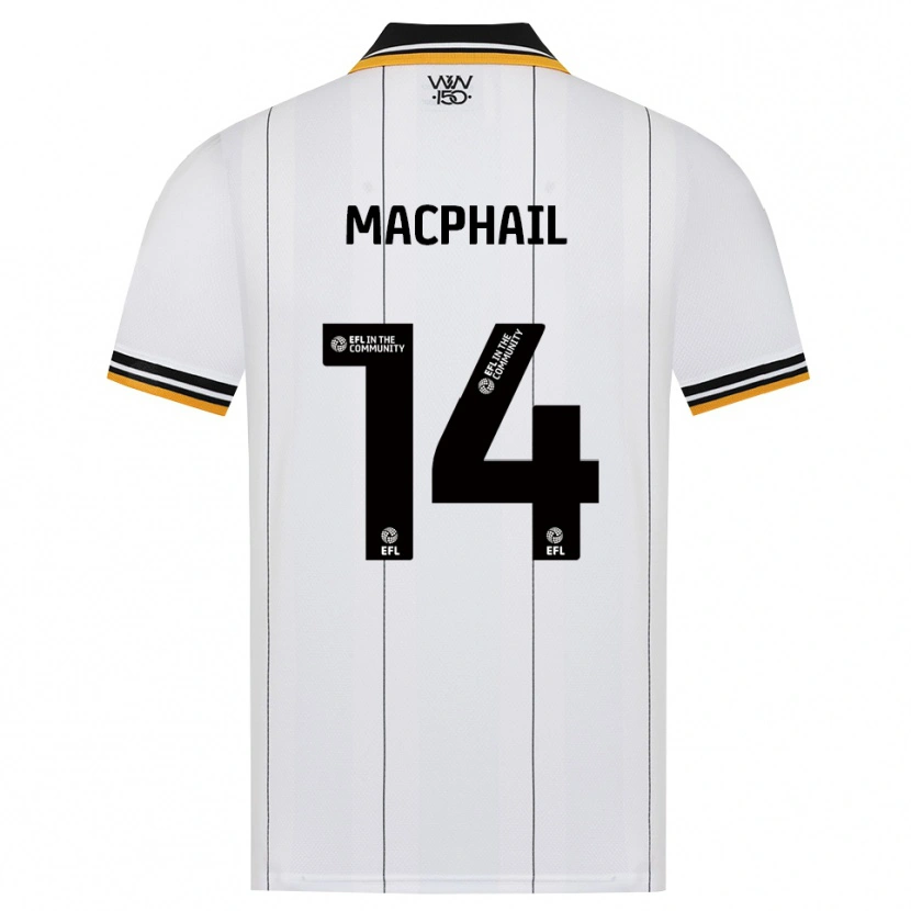 Danxen Dames Martha Macphail #14 Oranje Wit Zwart Uitshirt Uittenue 2026/27 T-Shirt België