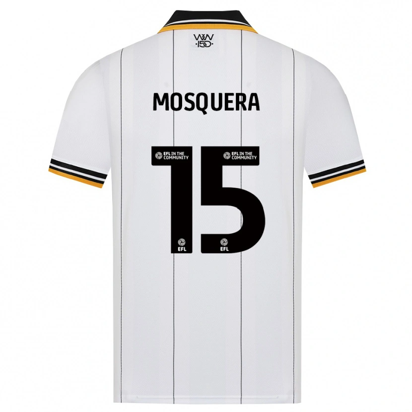 Danxen Dames Yerson Mosquera #15 Oranje Wit Zwart Uitshirt Uittenue 2026/27 T-Shirt België
