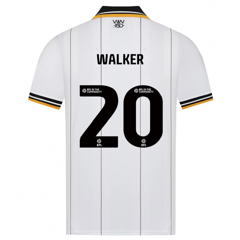 Danxen Dames Lowri Walker #20 Oranje Wit Zwart Uitshirt Uittenue 2026/27 T-Shirt België