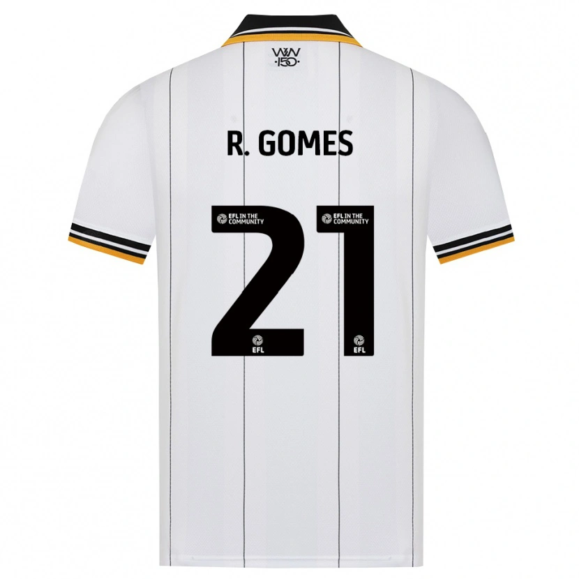 Danxen Dames Rodrigo Gomes #21 Oranje Wit Zwart Uitshirt Uittenue 2026/27 T-Shirt België