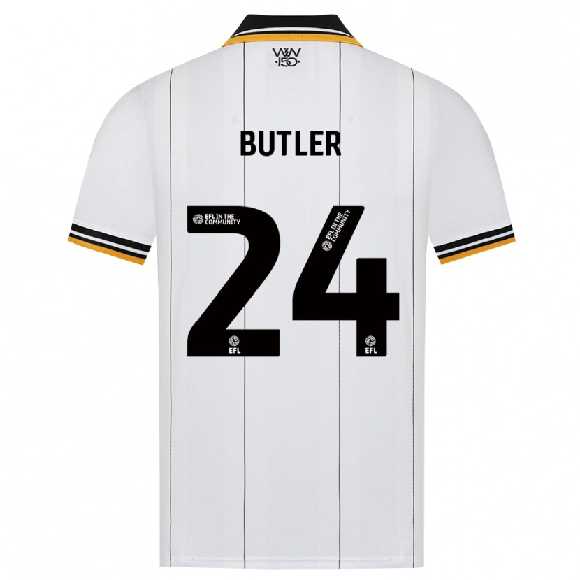 Danxen Dames Elli Butler #24 Oranje Wit Zwart Uitshirt Uittenue 2026/27 T-Shirt België