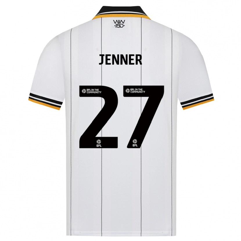 Danxen Dames Abbi Jenner #27 Oranje Wit Zwart Uitshirt Uittenue 2026/27 T-Shirt België