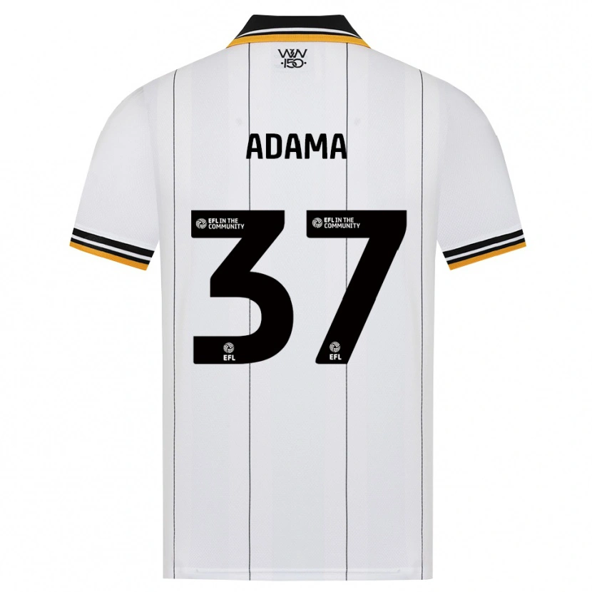 Danxen Dames Adama Traore #37 Oranje Wit Zwart Uitshirt Uittenue 2026/27 T-Shirt België