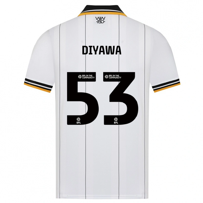 Danxen Dames Aaron Keto Diyawa #53 Oranje Wit Zwart Uitshirt Uittenue 2026/27 T-Shirt België