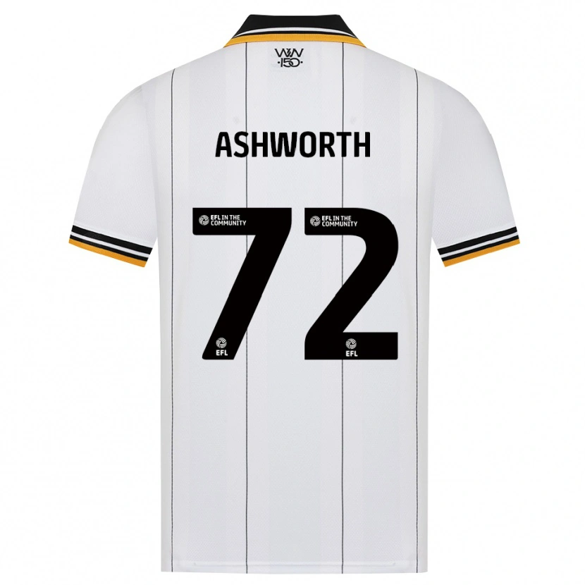 Danxen Dames Finn Ashworth #72 Oranje Wit Zwart Uitshirt Uittenue 2026/27 T-Shirt België