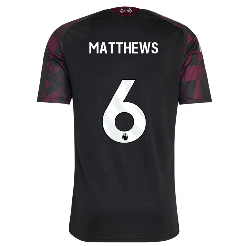 Danxen Dames Jasmine Matthews #6 Zwart Wit Paars Thuisshirt Derde Tenue 2026/27 T-Shirt België