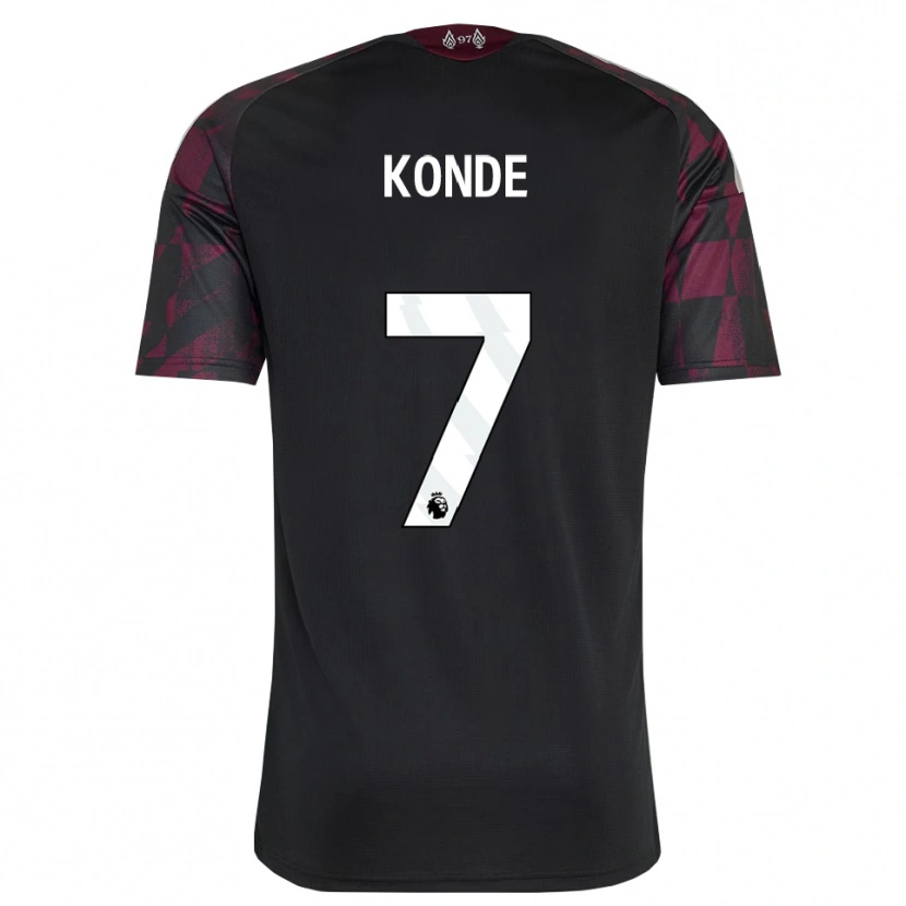 Danxen Dames Isaac Konde #7 Zwart Wit Paars Thuisshirt Derde Tenue 2026/27 T-Shirt België