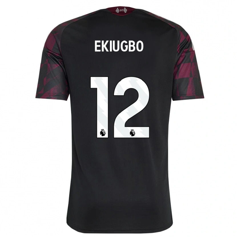 Danxen Dames Shadrach Ekiugbo #12 Zwart Wit Paars Thuisshirt Derde Tenue 2026/27 T-Shirt België