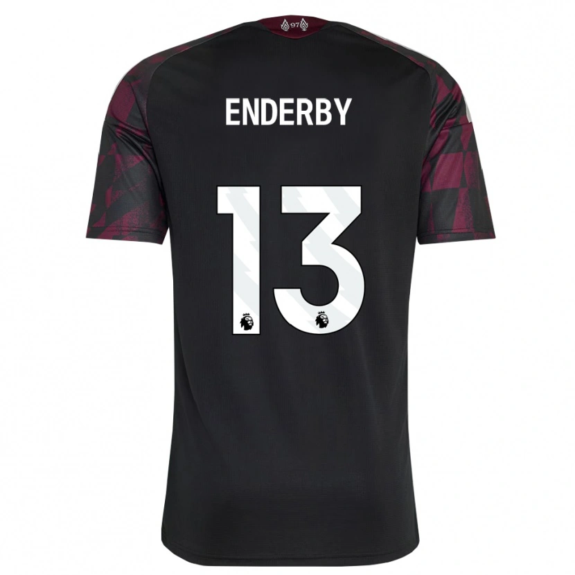 Danxen Dames Mia Enderby #13 Zwart Wit Paars Thuisshirt Derde Tenue 2026/27 T-Shirt België