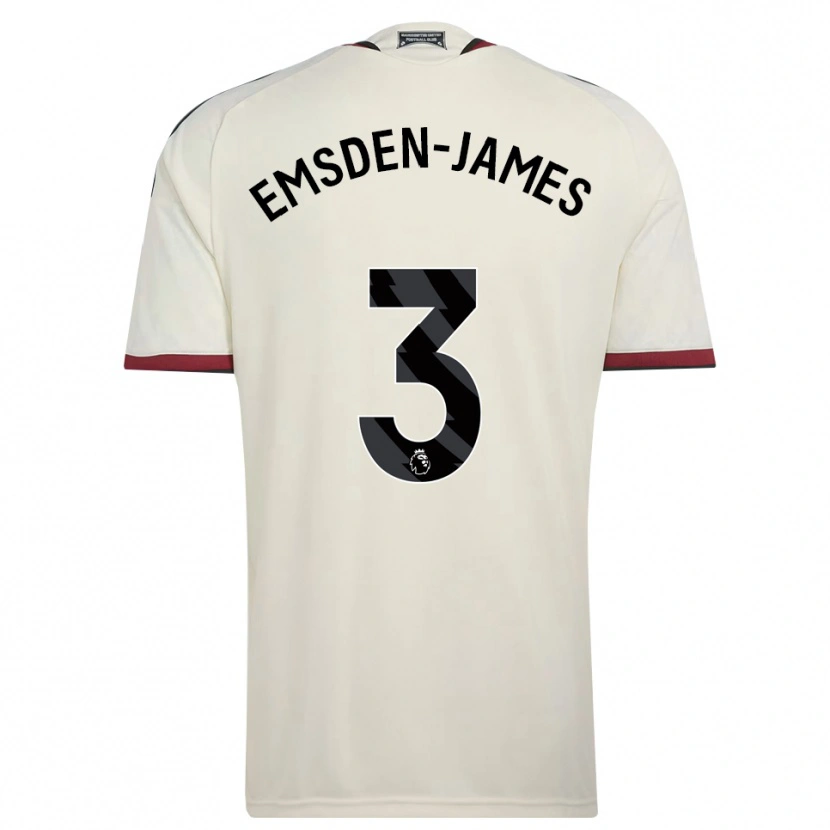 Danxen Dames Harley Emsden-James #3 Beige Zwart Rood Thuisshirt Derde Tenue 2026/27 T-Shirt België