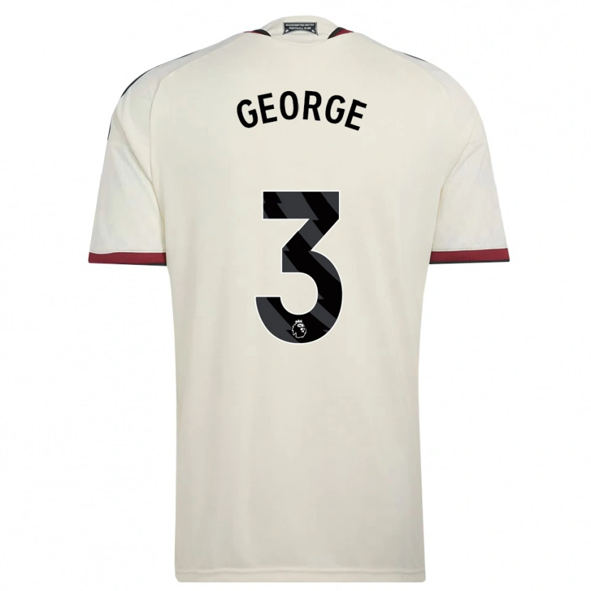 Danxen Dames Gabby George #3 Beige Zwart Rood Thuisshirt Derde Tenue 2026/27 T-Shirt België