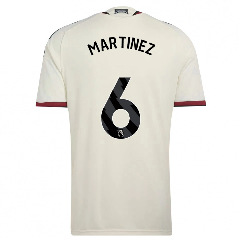 Danxen Dames Lisandro Martínez #6 Beige Zwart Rood Thuisshirt Derde Tenue 2026/27 T-Shirt België