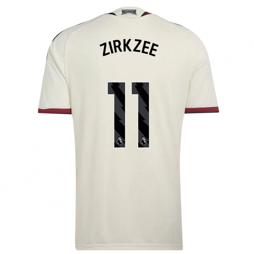 Danxen Dames Joshua Zirkzee #11 Beige Zwart Rood Thuisshirt Derde Tenue 2026/27 T-Shirt België