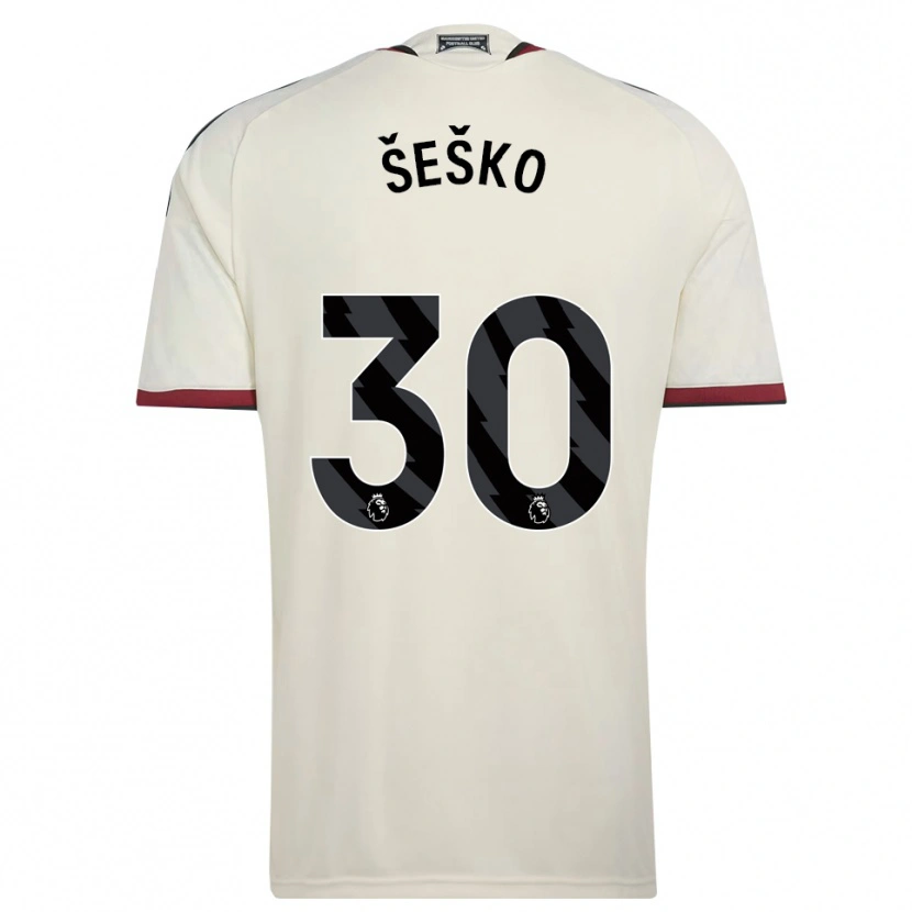 Danxen Dames Benjamin Sesko #30 Beige Zwart Rood Thuisshirt Derde Tenue 2026/27 T-Shirt België
