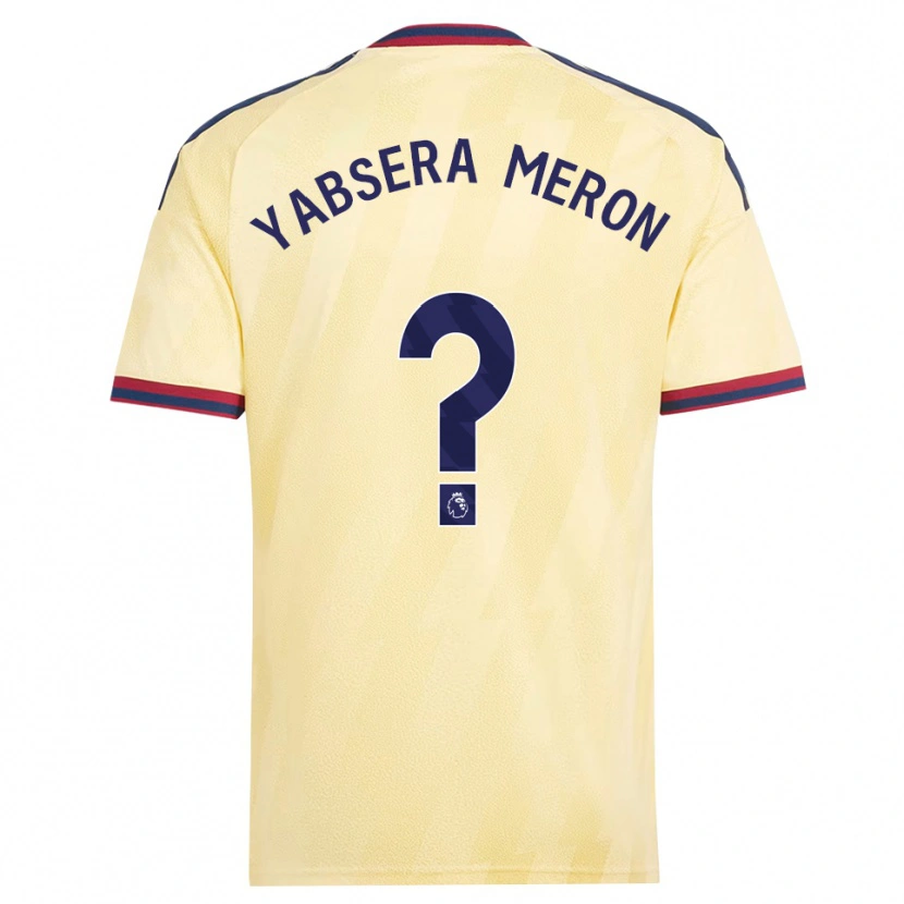 Danxen Dames Yabsera Meron #0 Licht Geel Middernachtblauw Thuisshirt Derde Tenue 2026/27 T-Shirt België