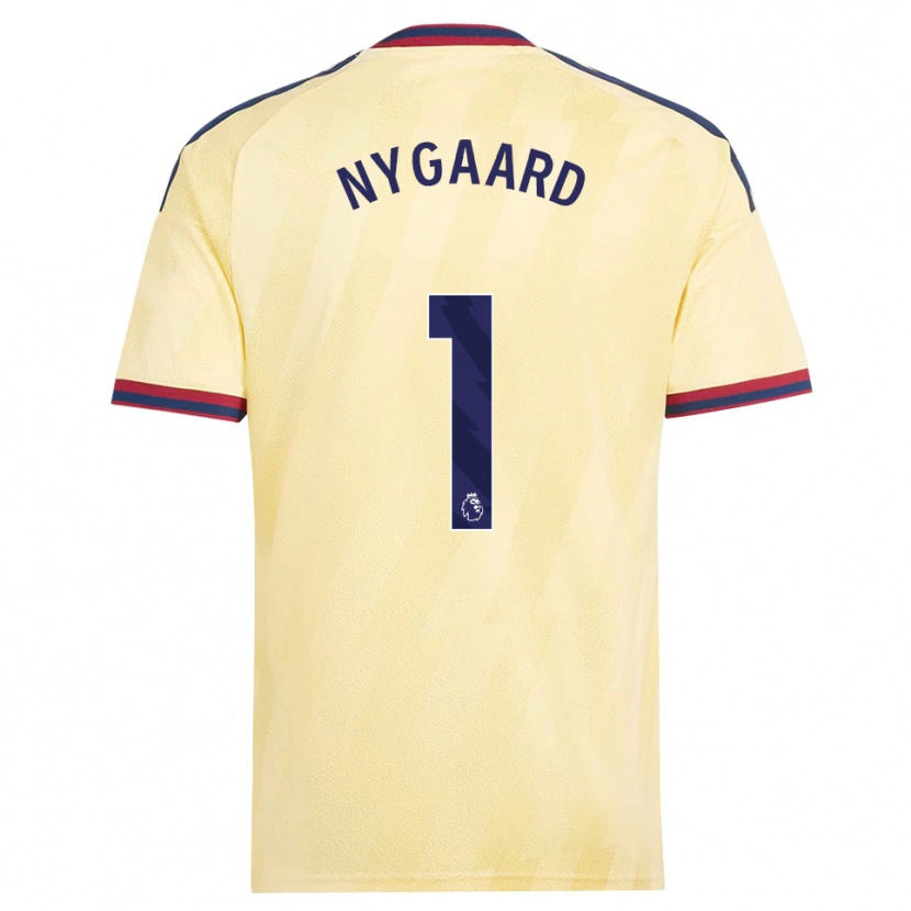 Danxen Dames Lucas Nygaard #1 Licht Geel Middernachtblauw Thuisshirt Derde Tenue 2026/27 T-Shirt België