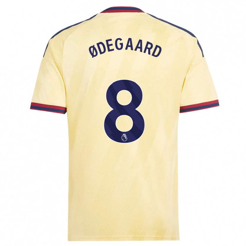 Danxen Dames Martin Ødegaard #8 Licht Geel Middernachtblauw Thuisshirt Derde Tenue 2026/27 T-Shirt België
