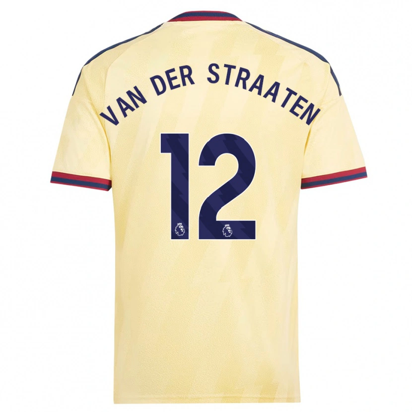 Danxen Dames Zachary Van Der Straaten #12 Licht Geel Middernachtblauw Thuisshirt Derde Tenue 2026/27 T-Shirt België