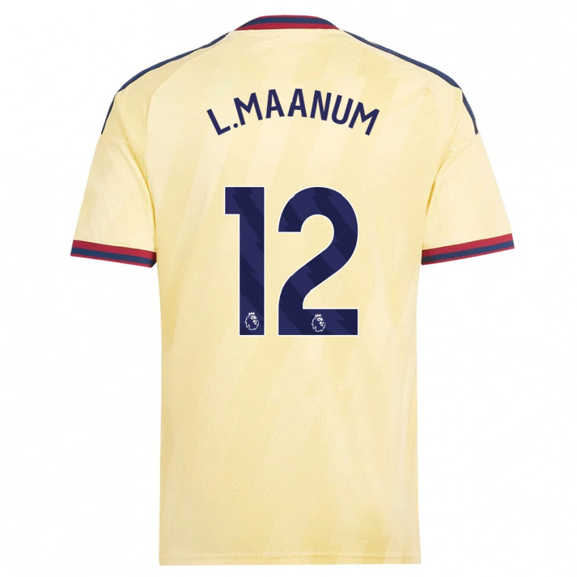 Danxen Dames Frida Maanum #12 Licht Geel Middernachtblauw Thuisshirt Derde Tenue 2026/27 T-Shirt België