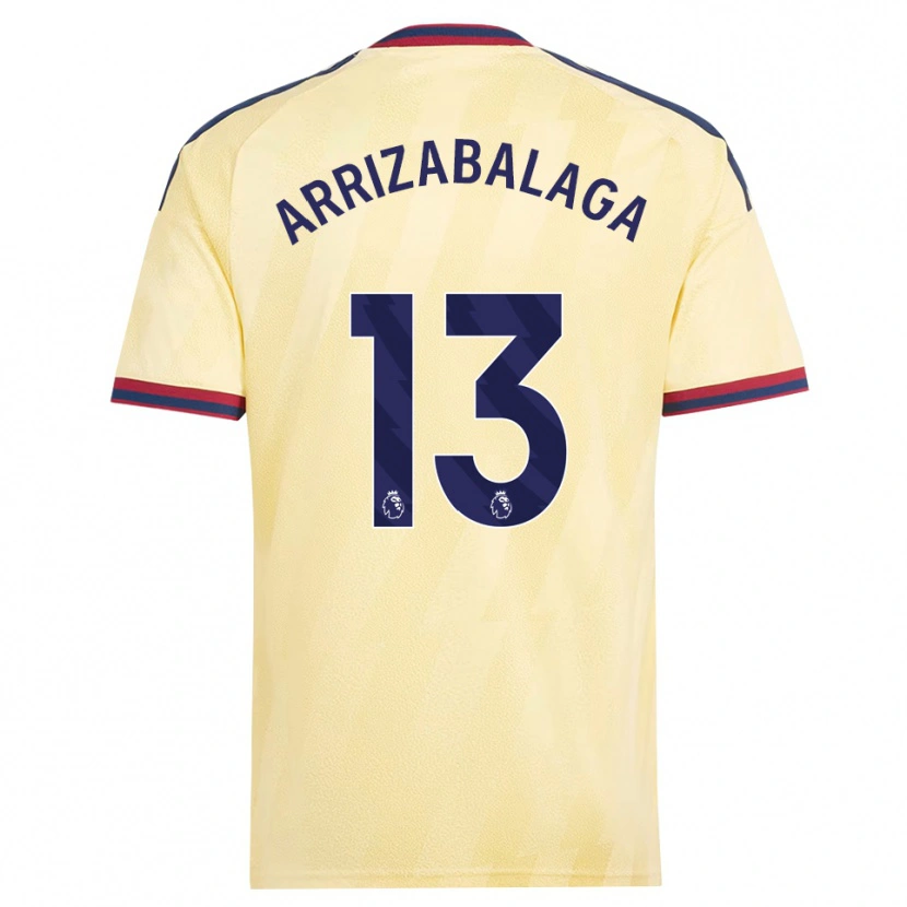 Danxen Dames Kepa Arrizabalaga #13 Licht Geel Middernachtblauw Thuisshirt Derde Tenue 2026/27 T-Shirt België