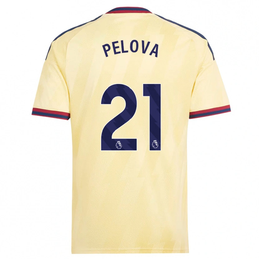 Danxen Dames Victoria Pelova #21 Licht Geel Middernachtblauw Thuisshirt Derde Tenue 2026/27 T-Shirt België