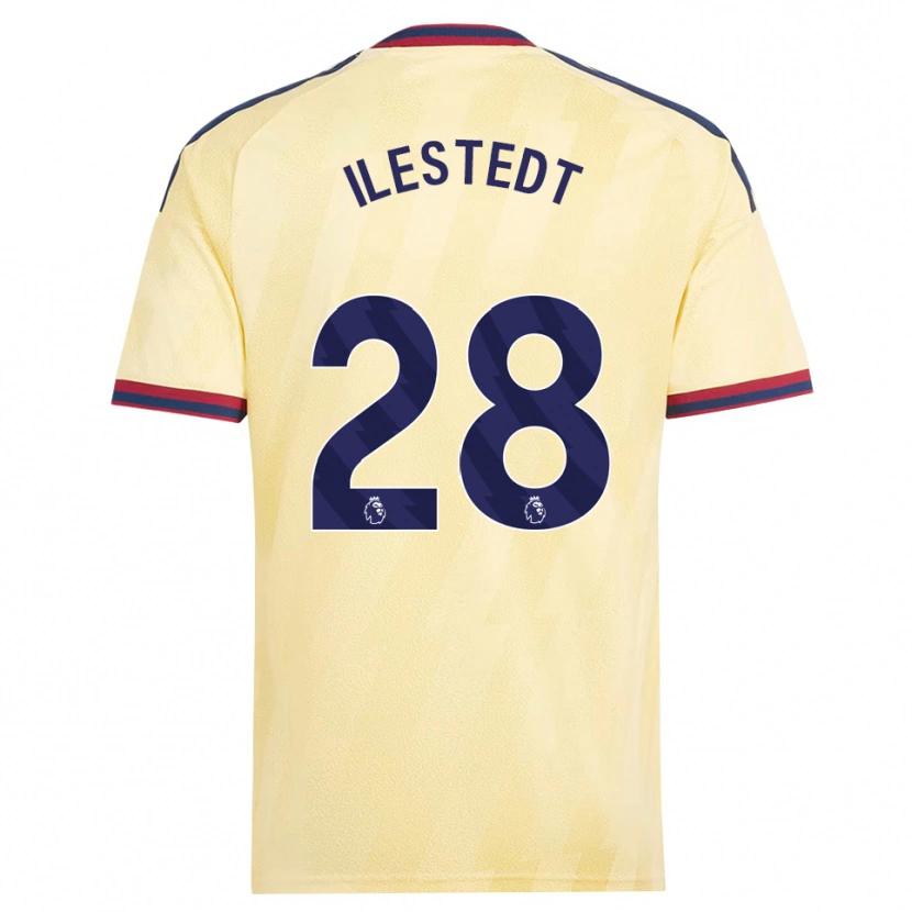 Danxen Dames Amanda Ilestedt #28 Licht Geel Middernachtblauw Thuisshirt Derde Tenue 2026/27 T-Shirt België
