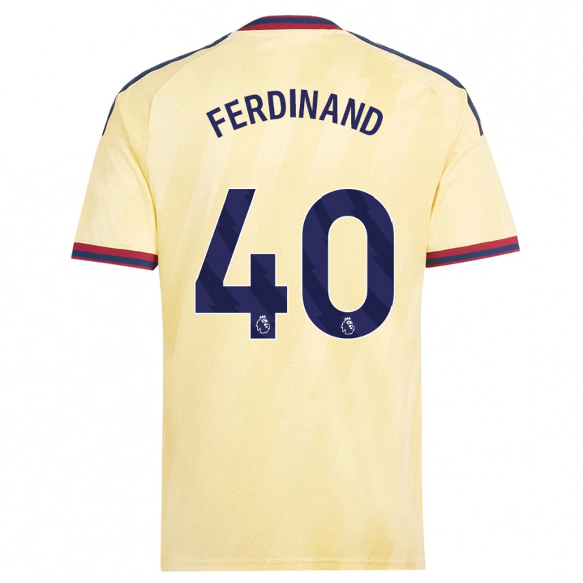 Danxen Dames Seb Ferdinand #40 Licht Geel Middernachtblauw Thuisshirt Derde Tenue 2026/27 T-Shirt België