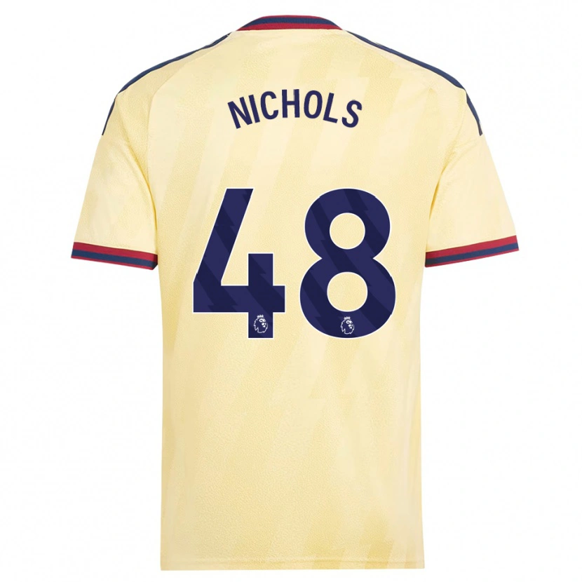 Danxen Dames Josh Nichols #48 Licht Geel Middernachtblauw Thuisshirt Derde Tenue 2026/27 T-Shirt België