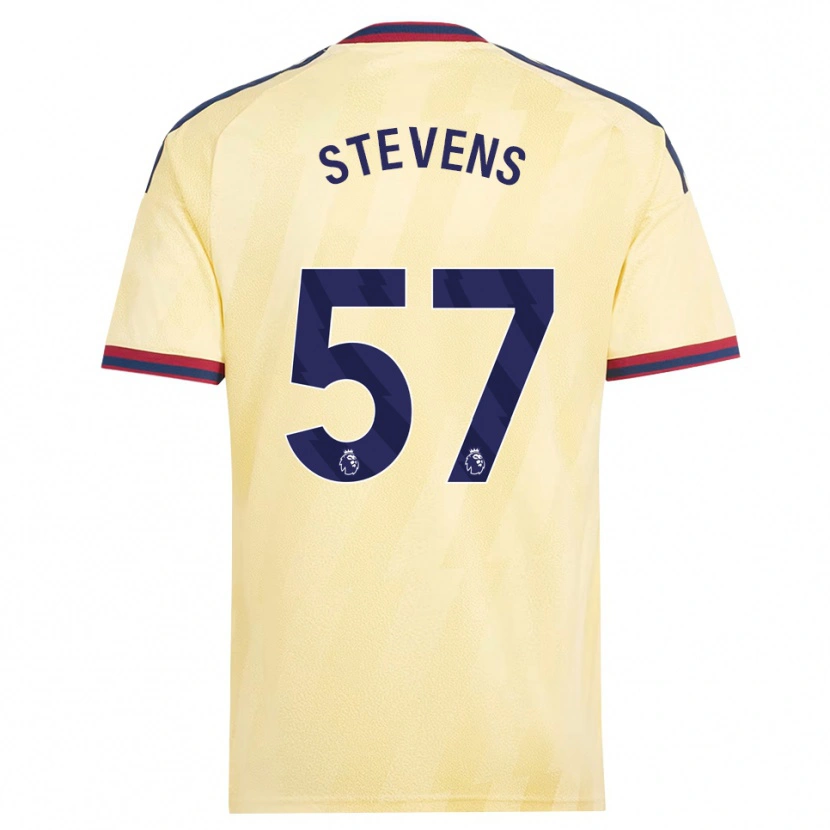 Danxen Dames Archie Stevens #57 Licht Geel Middernachtblauw Thuisshirt Derde Tenue 2026/27 T-Shirt België