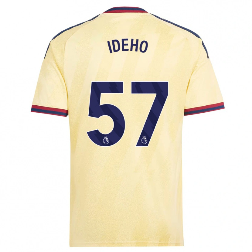 Danxen Dames Joel Ideho #57 Licht Geel Middernachtblauw Thuisshirt Derde Tenue 2026/27 T-Shirt België