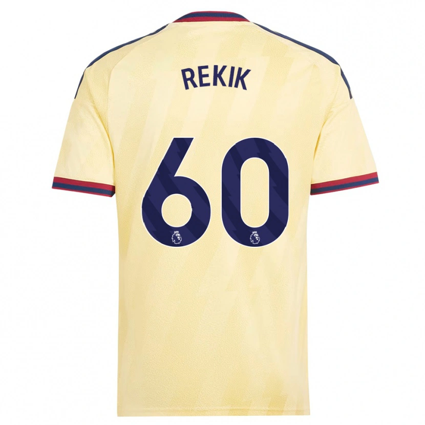 Danxen Dames Omar Rekik #60 Licht Geel Middernachtblauw Thuisshirt Derde Tenue 2026/27 T-Shirt België