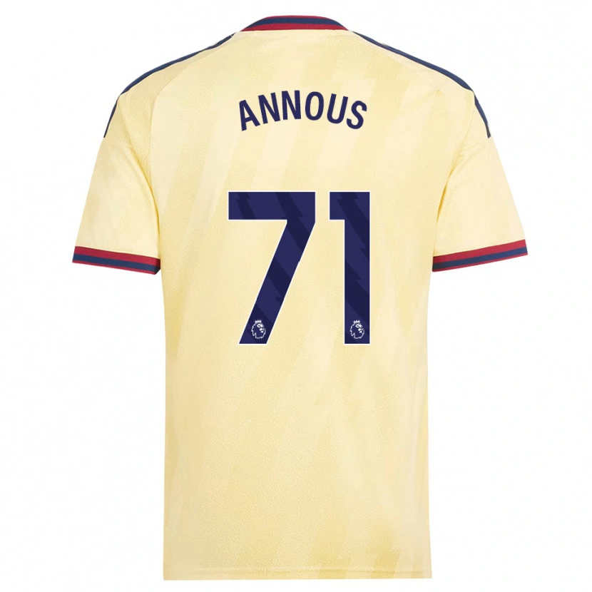 Danxen Dames Andre Harriman-Annous #71 Licht Geel Middernachtblauw Thuisshirt Derde Tenue 2026/27 T-Shirt België