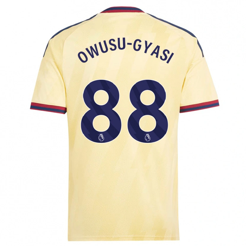 Danxen Dames Abraham Owusu-Gyasi #88 Licht Geel Middernachtblauw Thuisshirt Derde Tenue 2026/27 T-Shirt België