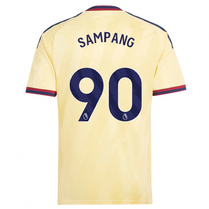 Danxen Dames Saurap Sampang #90 Licht Geel Middernachtblauw Thuisshirt Derde Tenue 2026/27 T-Shirt België