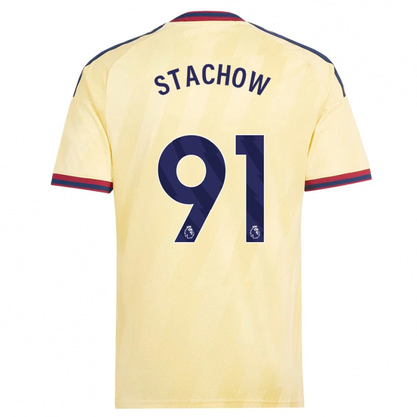 Danxen Dames Patrick Stachow #91 Licht Geel Middernachtblauw Thuisshirt Derde Tenue 2026/27 T-Shirt België