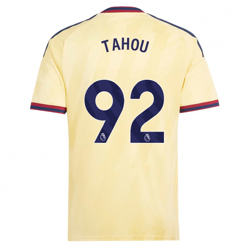 Danxen Dames Joshua Tahou #92 Licht Geel Middernachtblauw Thuisshirt Derde Tenue 2026/27 T-Shirt België