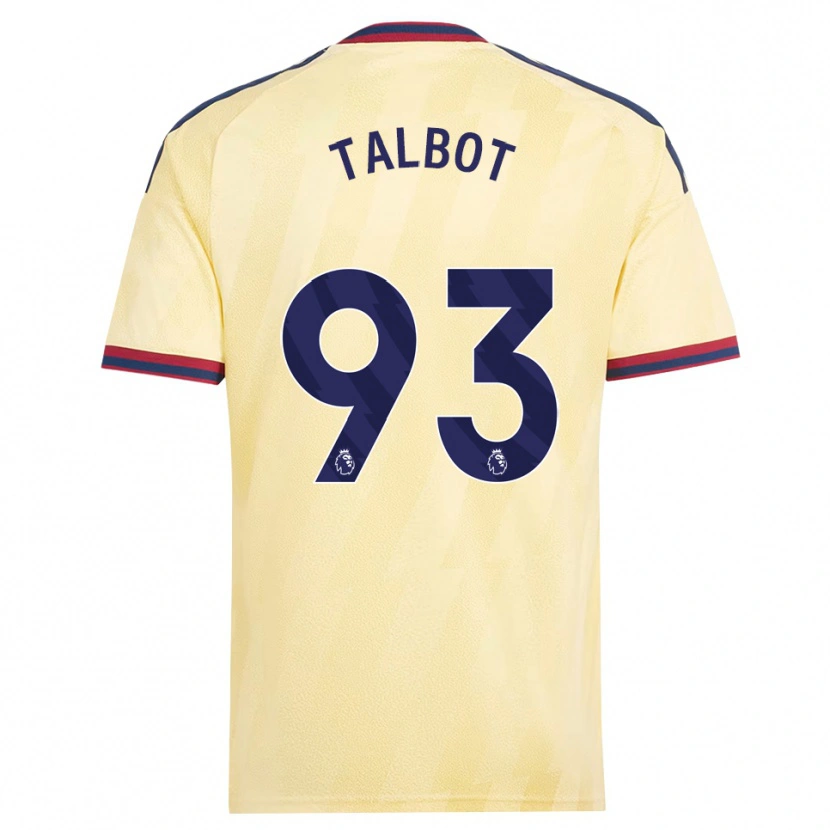 Danxen Dames Jack Talbot #93 Licht Geel Middernachtblauw Thuisshirt Derde Tenue 2026/27 T-Shirt België